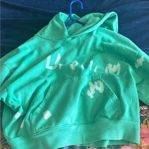 Sporty and Rich Cropped Hoodie